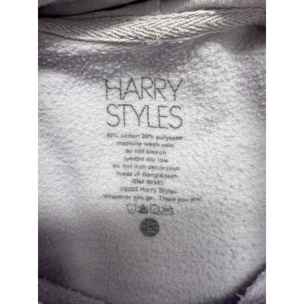 Harry Styles House Hoodie Womens L Love On Tour Lavender Hooded Sweatshirt Cozy - Picture 7 of 9